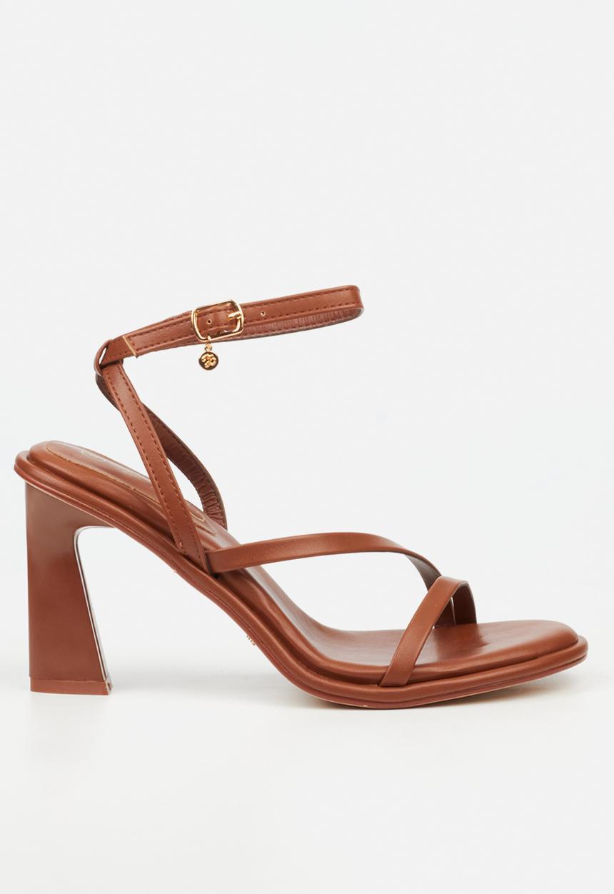 Miss Black - Nutella 1 comfort comfort sock thick heel - brown