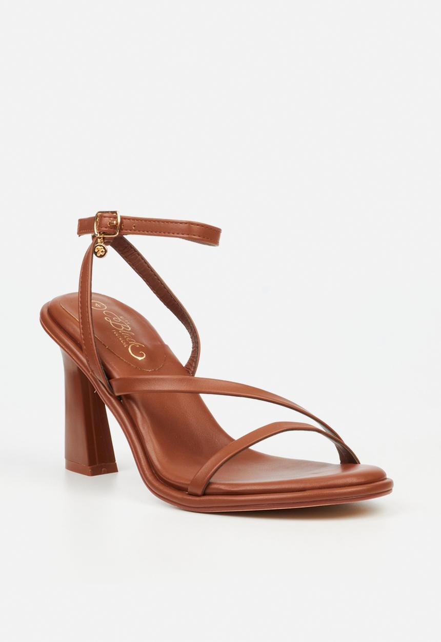 Miss Black - Nutella 1 comfort comfort sock thick heel - brown