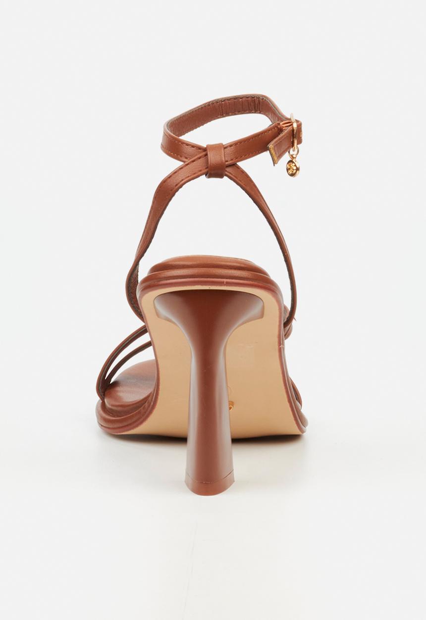 Miss Black - Nutella 1 comfort comfort sock thick heel - brown