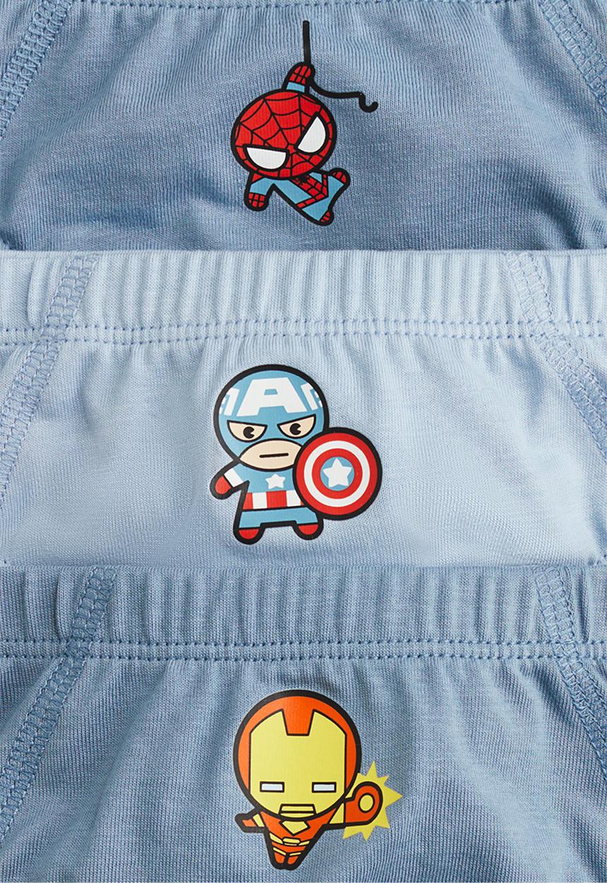 H&M - 5-Pack printed boys’ briefs - blue/the avengers 