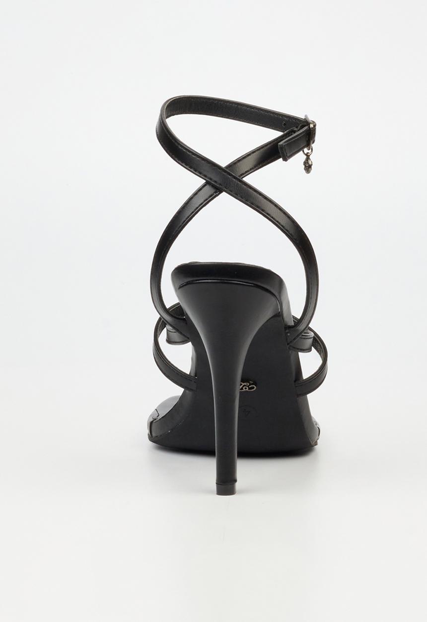 Miss Black - Razz 3 toe thong heel - black