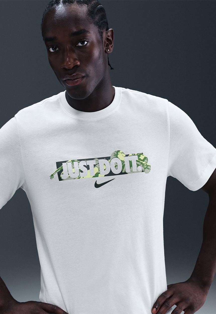 Nike - Just Do IT FA Tee   - Summit White