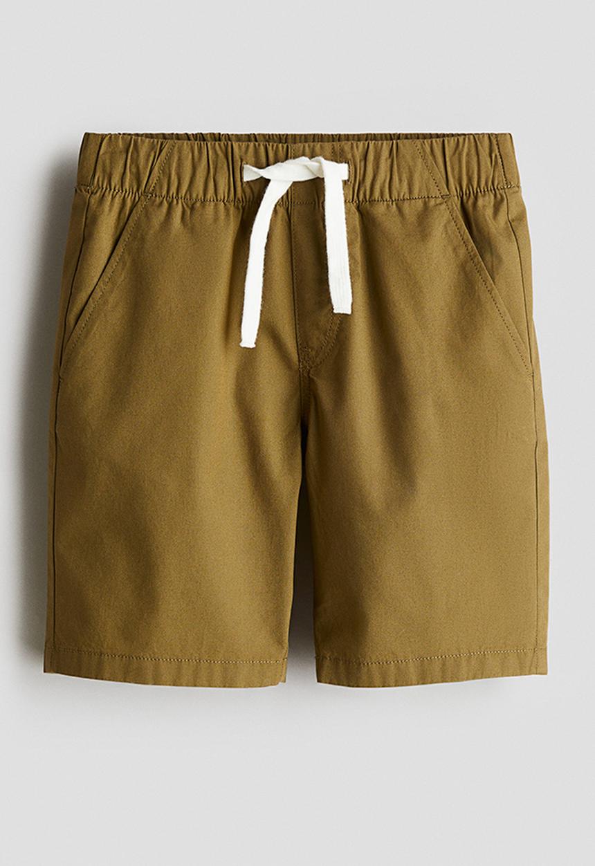 H&M - Cotton shorts - dark green 