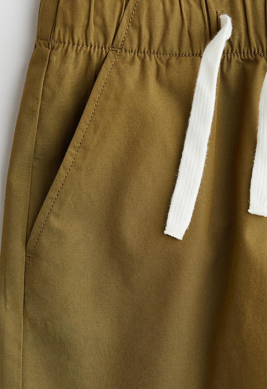 H&M - Cotton shorts - dark green 