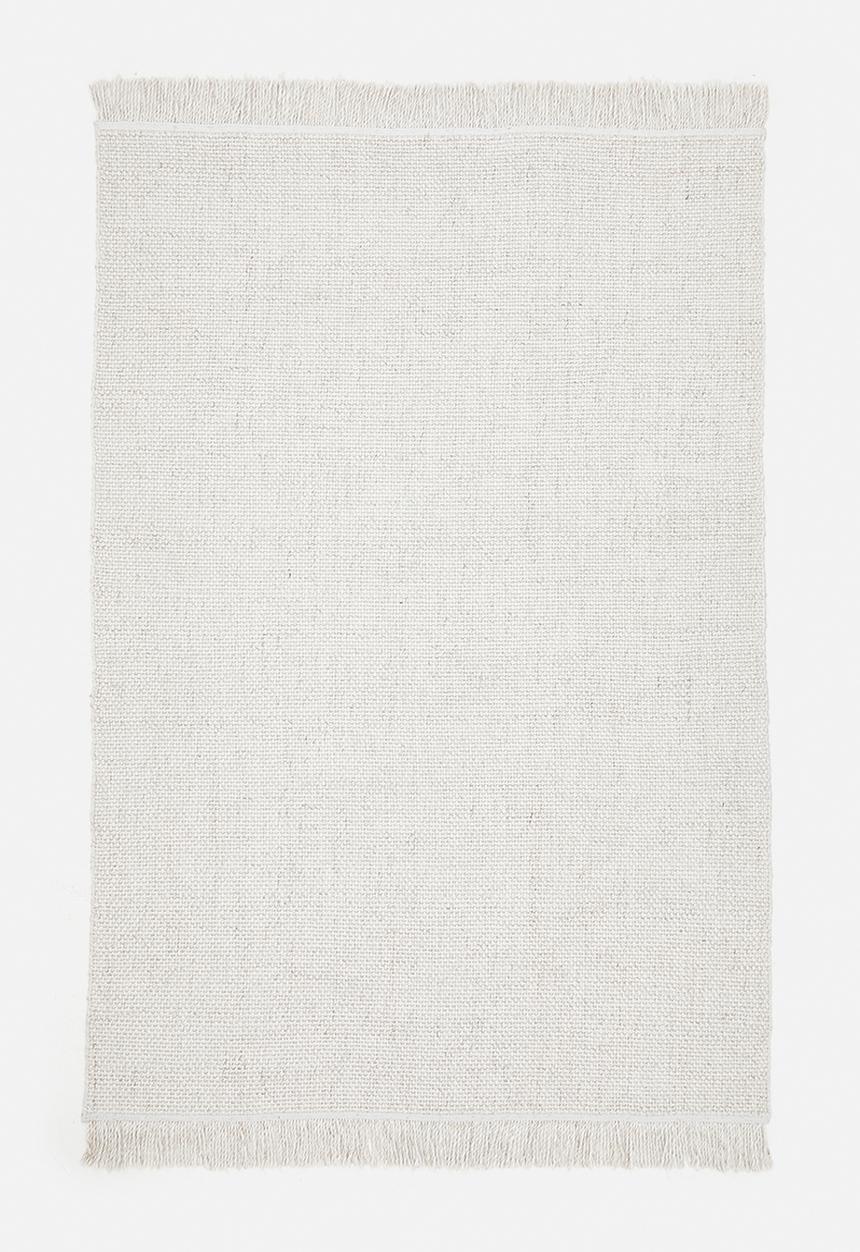 Sixth Floor - Handwoven pet rug - ivory 