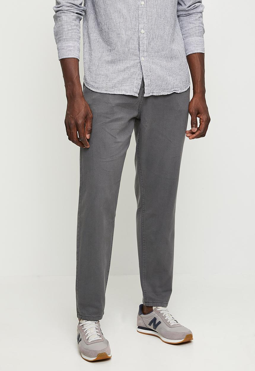 Brave Soul - Denim Loose Fit Jean - Grey Long Length