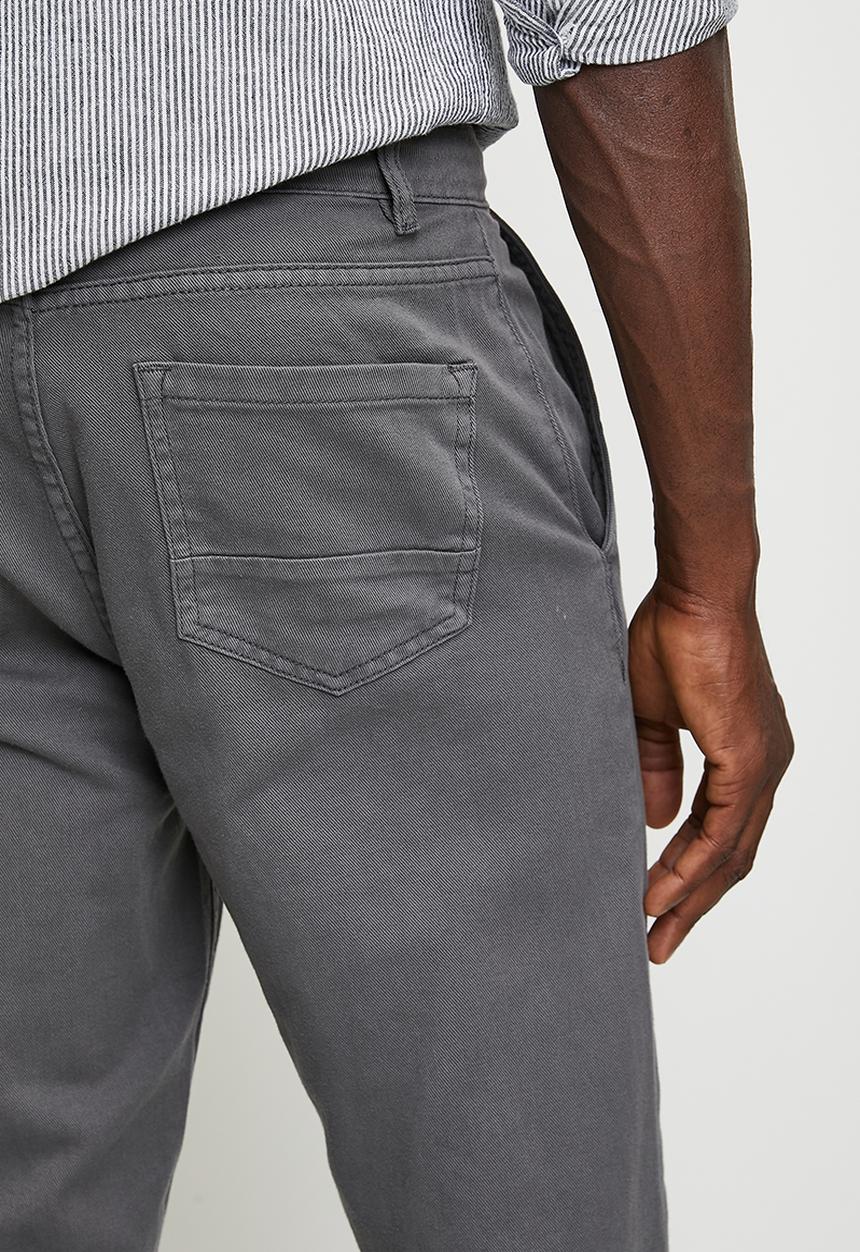 Brave Soul - Denim Loose Fit Jean - Grey Long Length