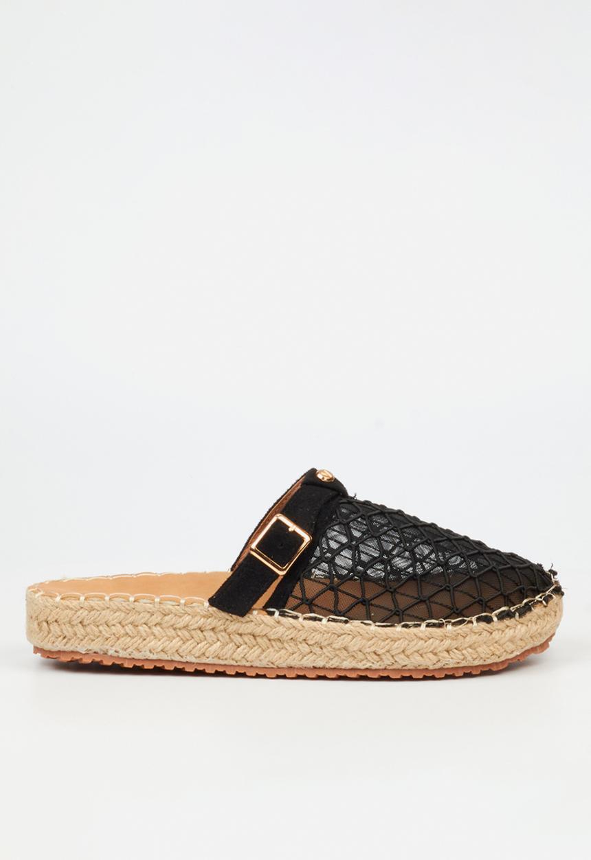 Viabeach - VALLEY 1 Mesh Rope Sandal - Black