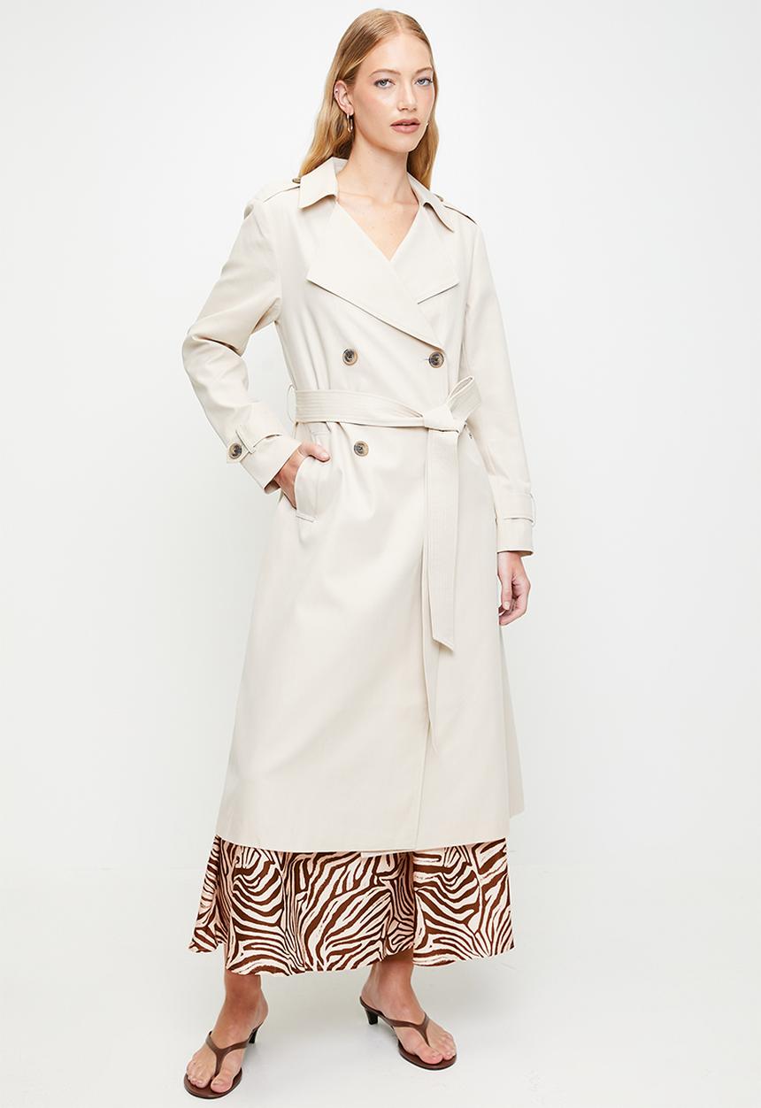 Pringle of Scotland - Jenna Trench Coat - Stone