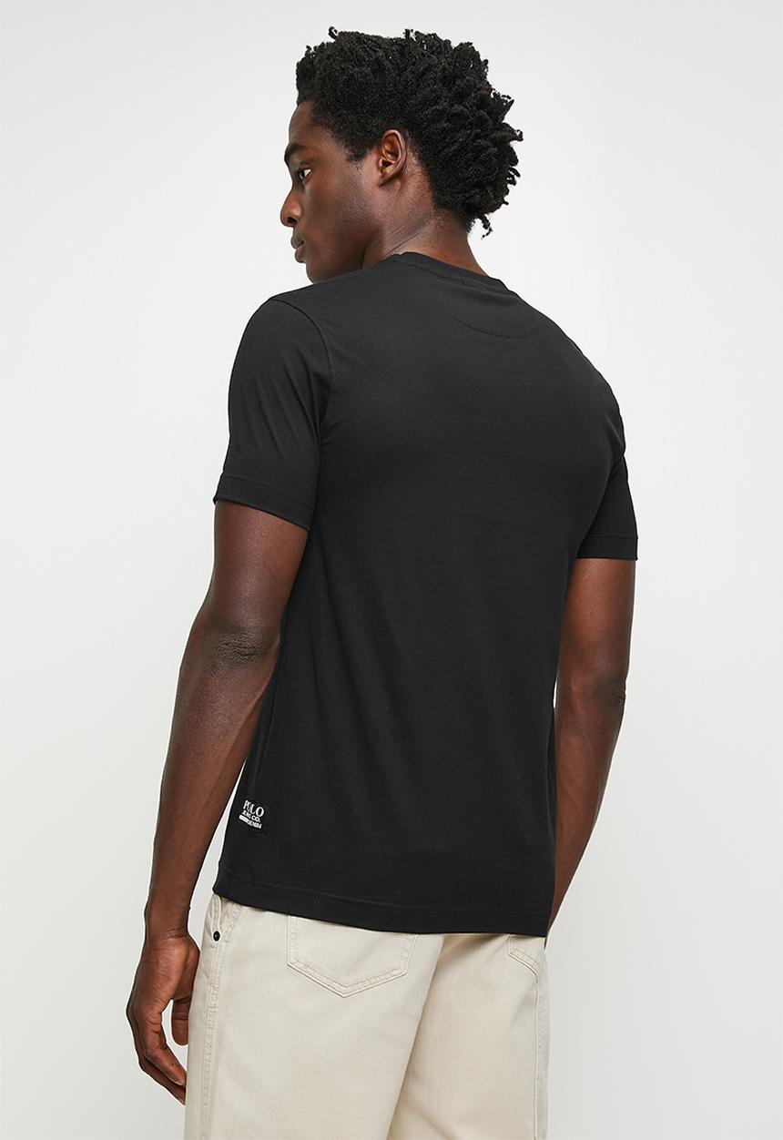 POLO - Thobile  pjc short sleeve sneaker logo tee - black