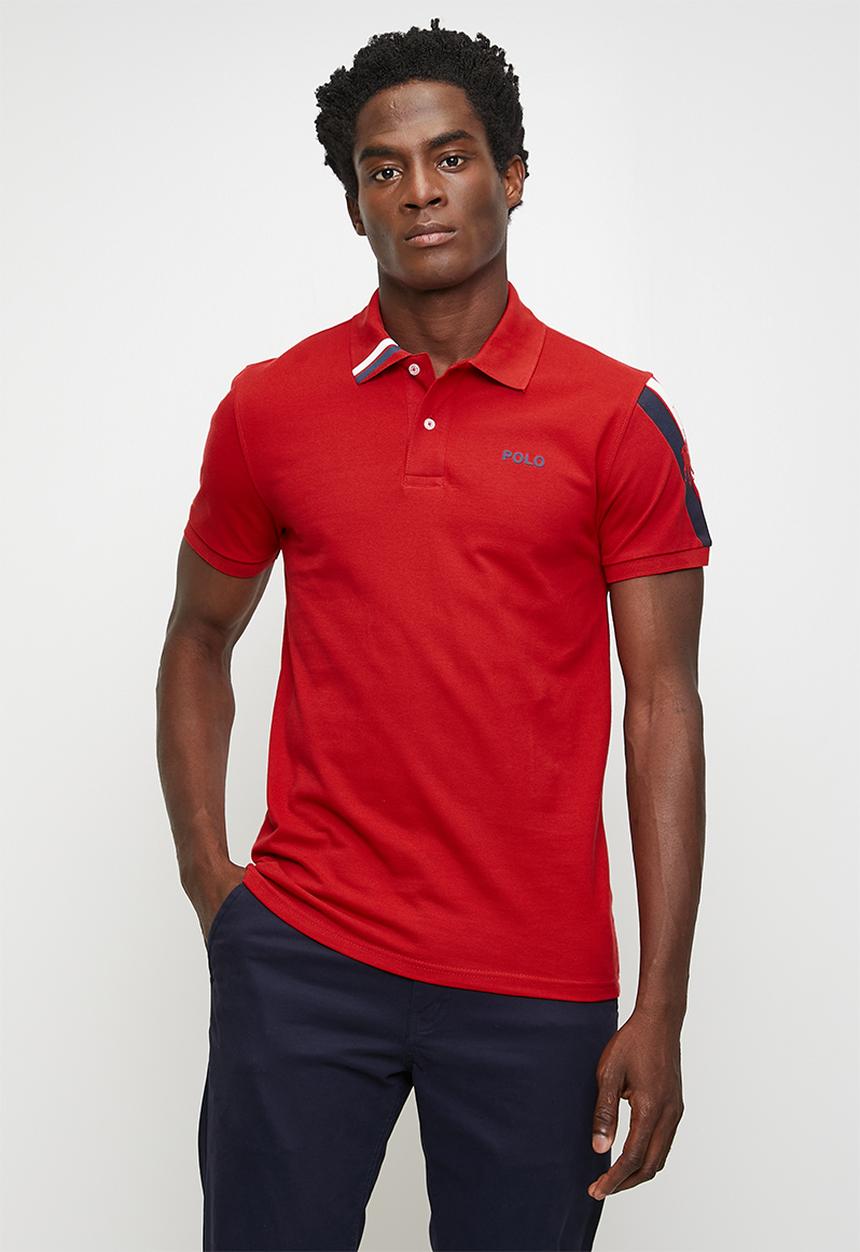POLO - Bronwin active sleeve pony short sleeve golfer - red