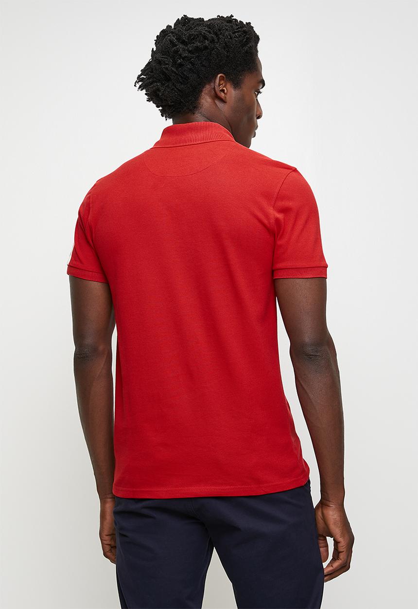 POLO - Bronwin active sleeve pony short sleeve golfer - red