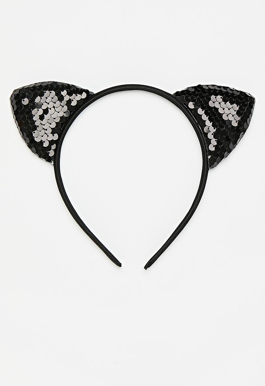Pop Candy - Cat ear hairband - black sequins