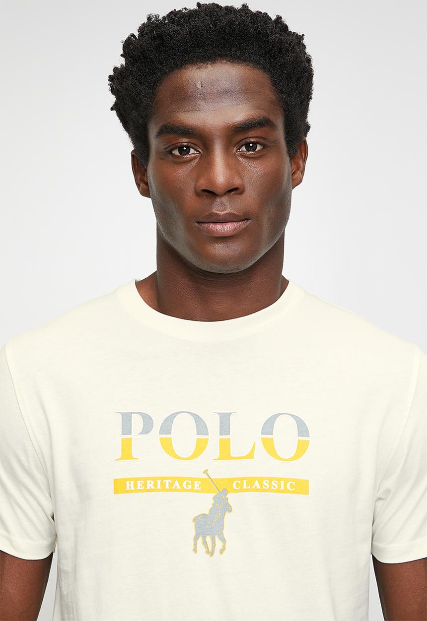 POLO - Emmett printed short sleeve T-shirt - off white