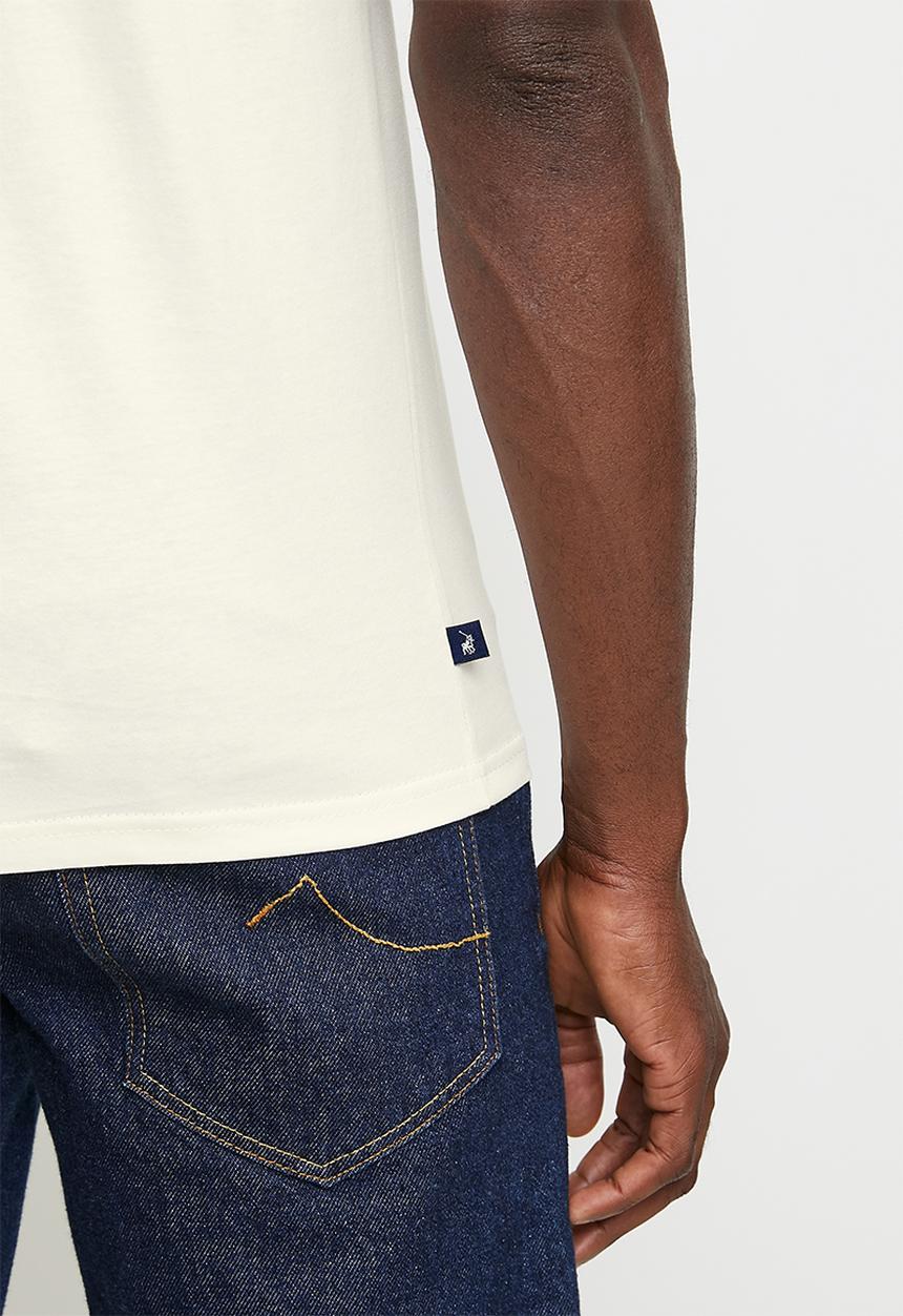 POLO - Emmett printed short sleeve T-shirt - off white