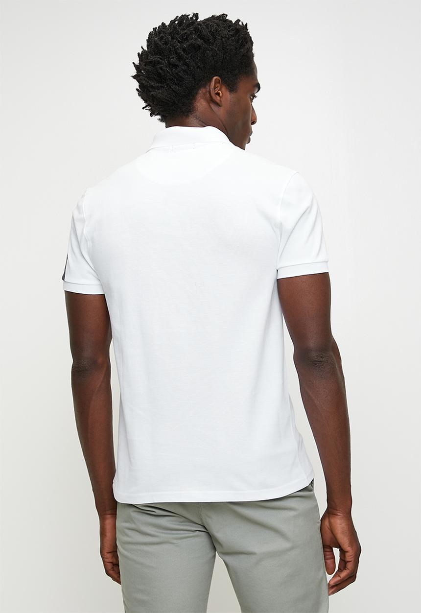 POLO - Bronwin active sleeve pony short sleeve golfer - white