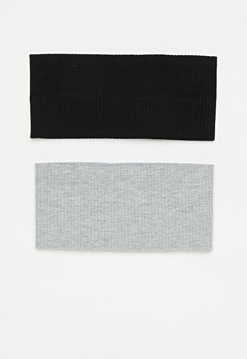 Pop Candy - Knit headband - grey/black