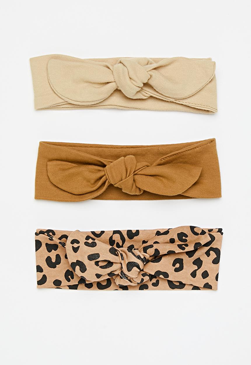 Pop Candy - 3 Pack headband set - brown