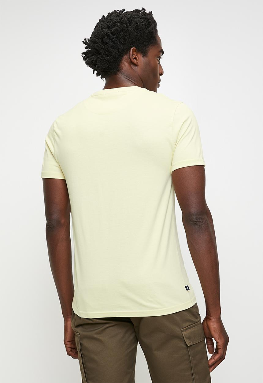 POLO - Ezekiel  hd print short sleeves T-shirt - yellow