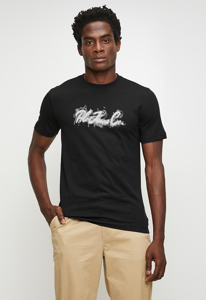 POLO - Naledi pjc short sleeve fog logo tee - black