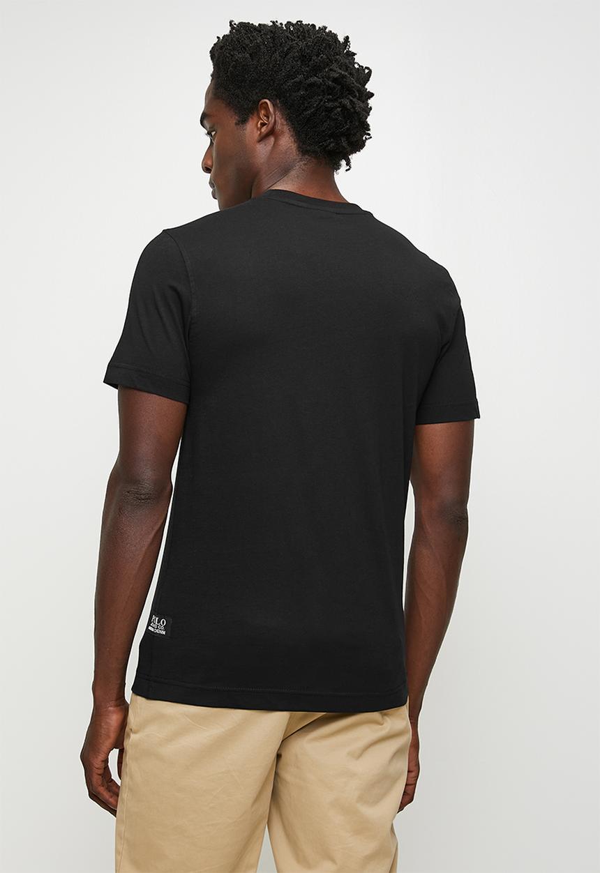 POLO - Naledi pjc short sleeve fog logo tee - black