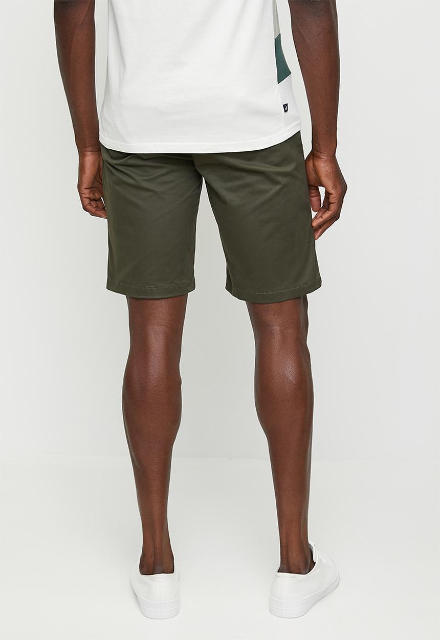 POLO - Ezra essential chino short - fatigue
