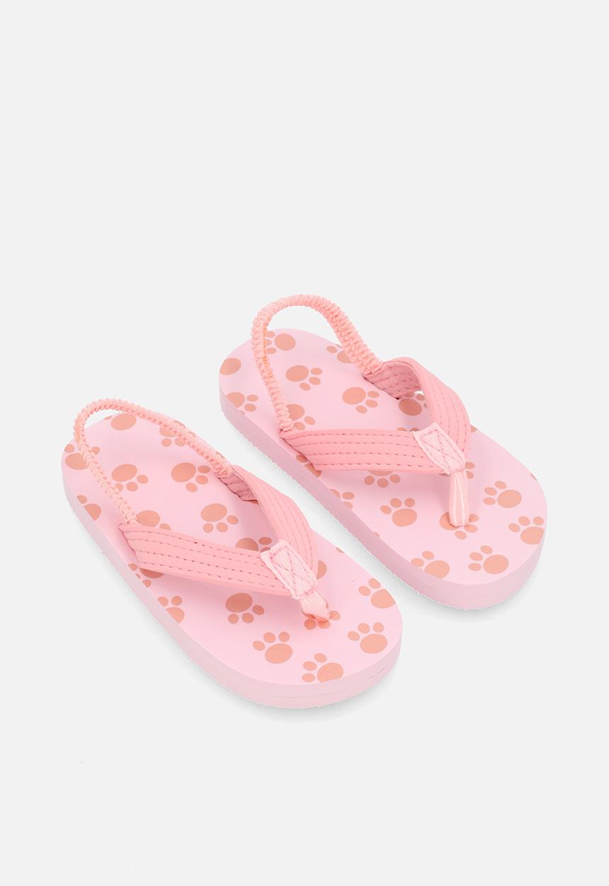 Pop Candy - Printed thong sandals - pink