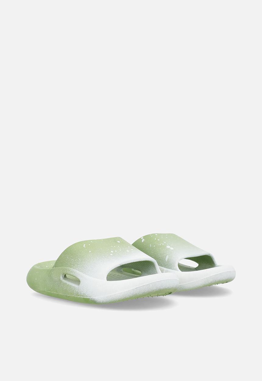 Pop Candy - Ombre slide sandals - green