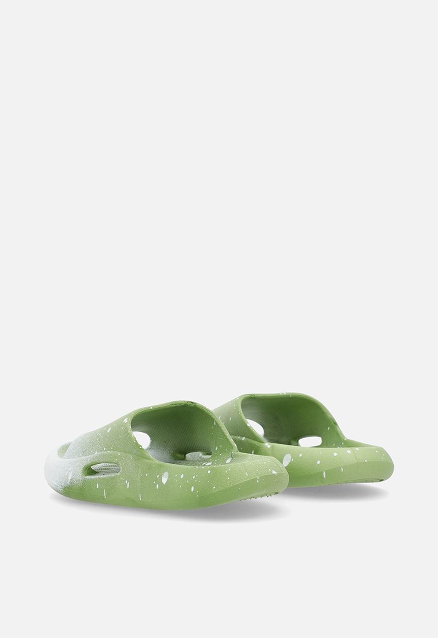 Pop Candy - Ombre slide sandals - green