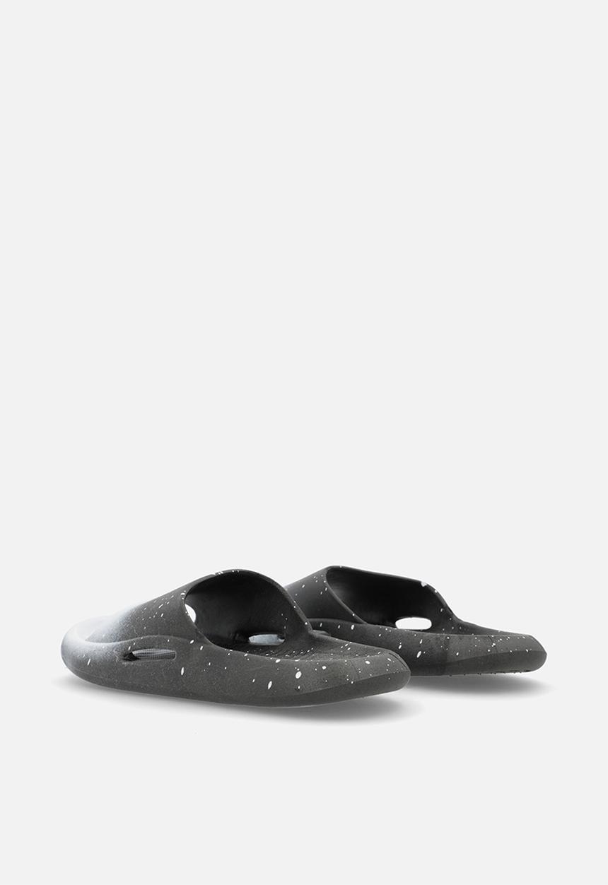 Pop Candy - Ombre slide sandals - black