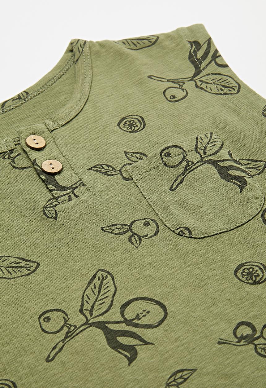Pop Candy - Shorts & tee set - green/olives