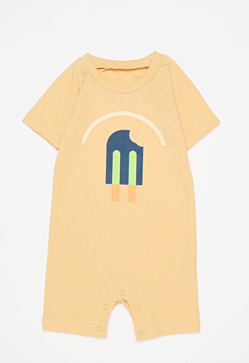 Pop Candy - Short sleeve romper - yellow