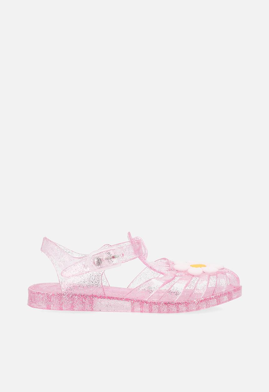 Pop Candy - Caged jelly sandals - transparent pink