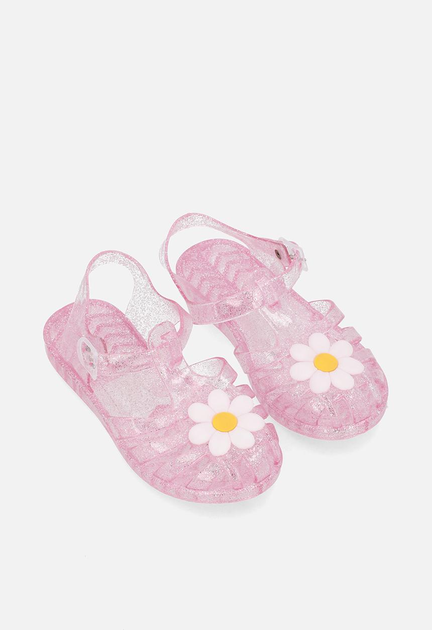 Pop Candy - Caged jelly sandals - transparent pink