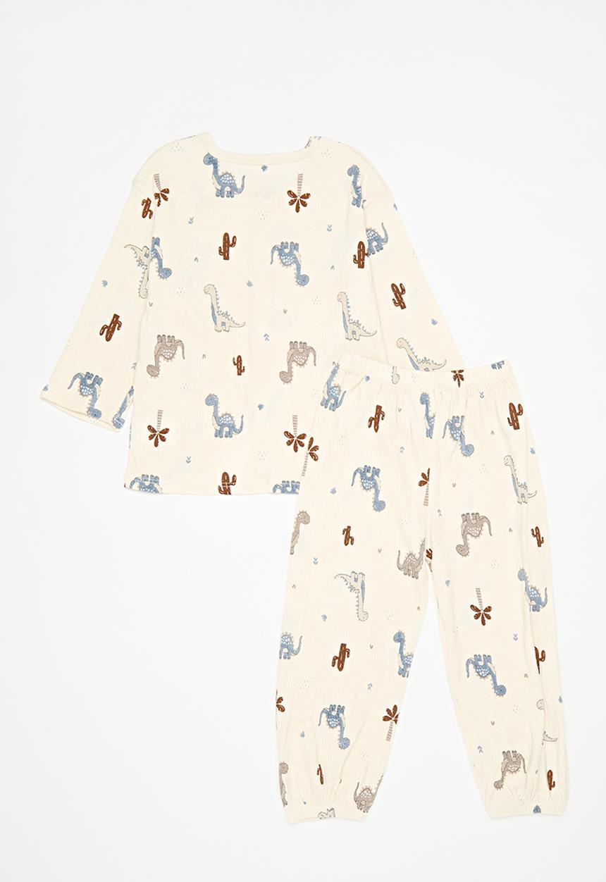 Pop Candy - Dino print pj set-multi