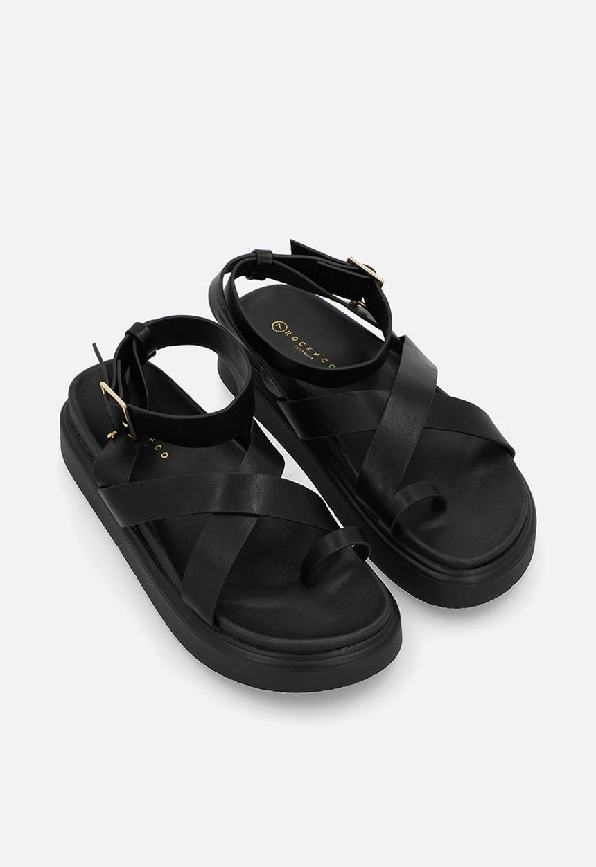 Rock & Co - Absolut 2 toe loop chunky sandal - black