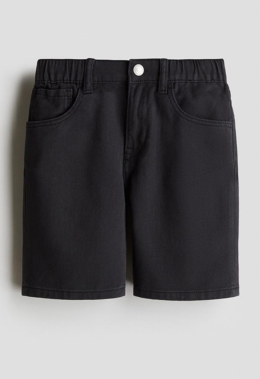 H&M - Twill shorts - black