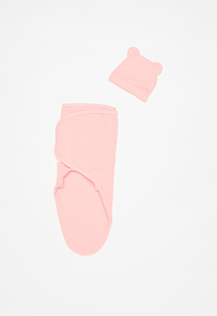 Pop Candy - Swaddle & hat set-pink