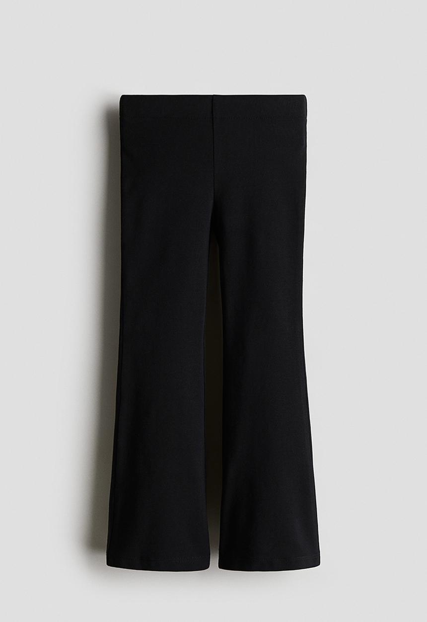 H&M - Flared leggings - black