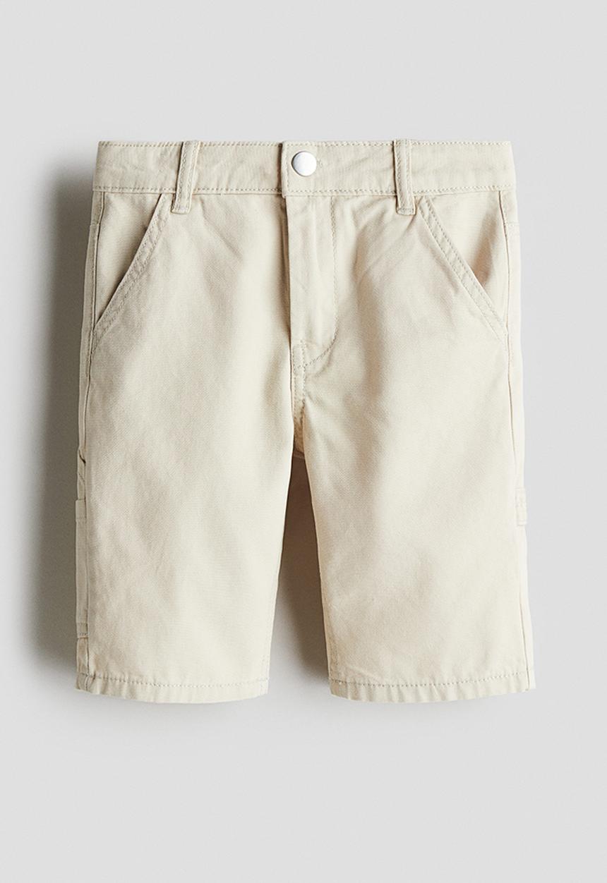 H&M - Carpenter shorts - light beige