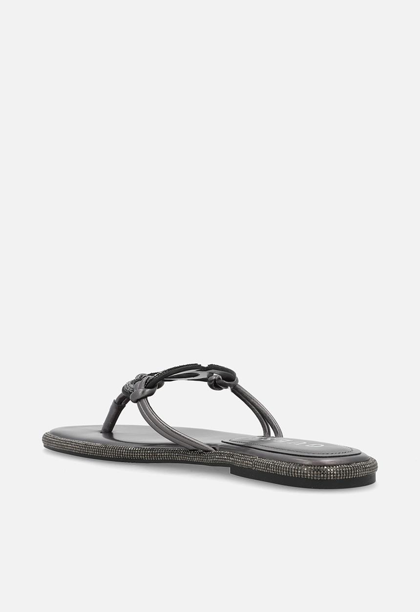 GUESS - Premiere  t-bar - ancient zinc/black