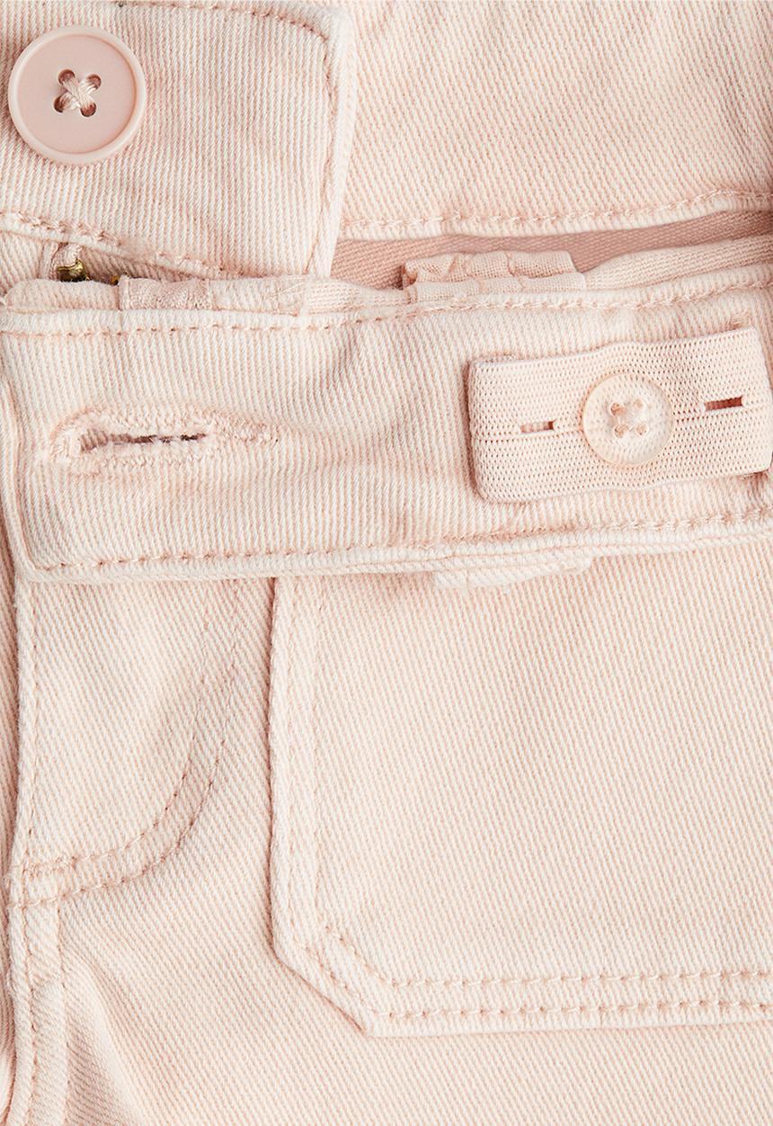 H&M - Cotton twill shorts - light pink