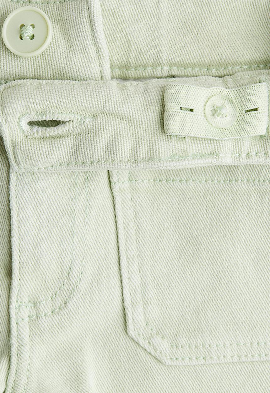 H&M - Cotton twill shorts - light green