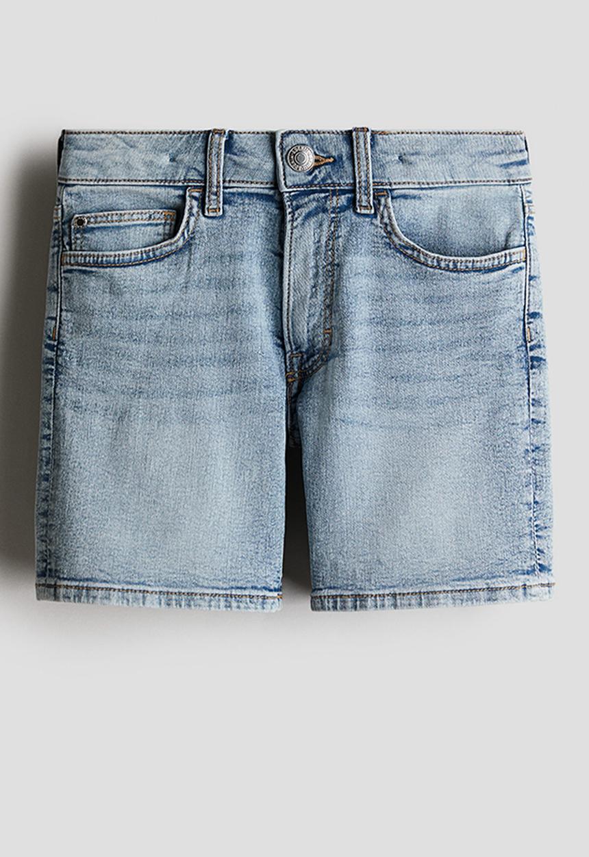 H&M - Denim shorts - light denim blue