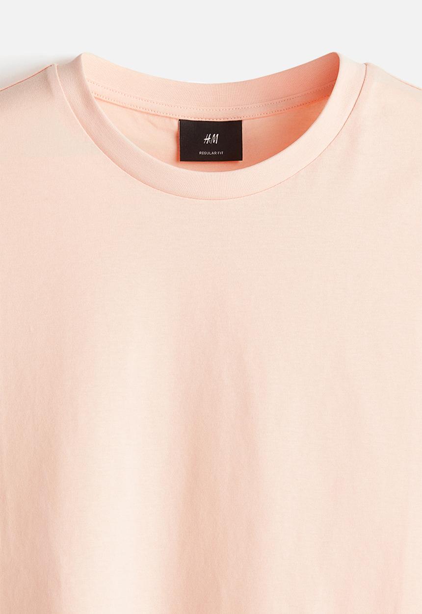 H&M - Regular fit t-shirt - pink