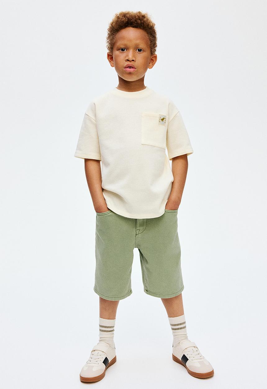 H&M - Twill shorts - khaki green
