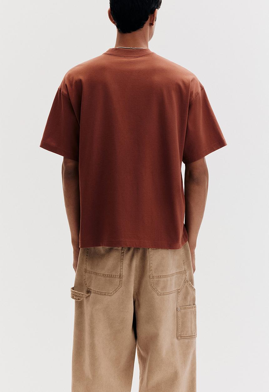 H&M - Oversized fit t-shirt - dark orange