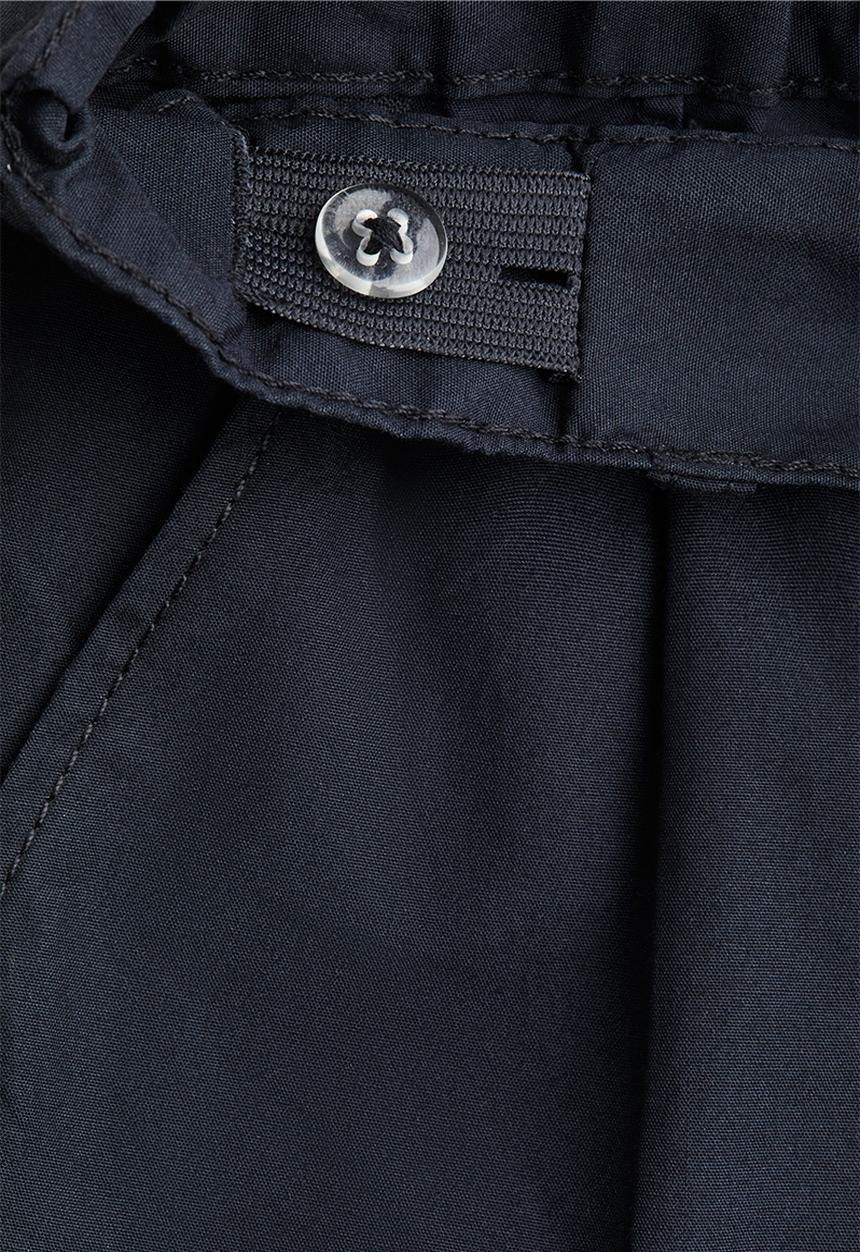 H&M - Cotton chino shorts - navy blue