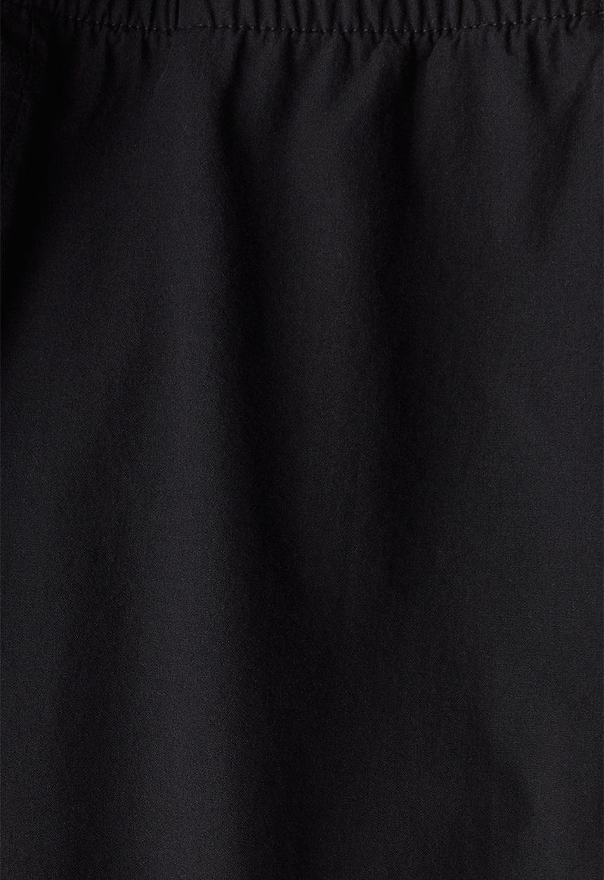 H&M - Relaxed fit poplin trousers - black