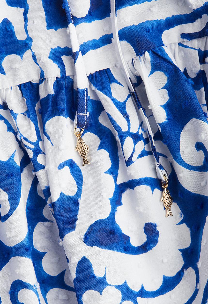 H&M - Plumeti dress - bright blue patterned
